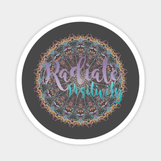 Radiate Positivity Mandala Magnet